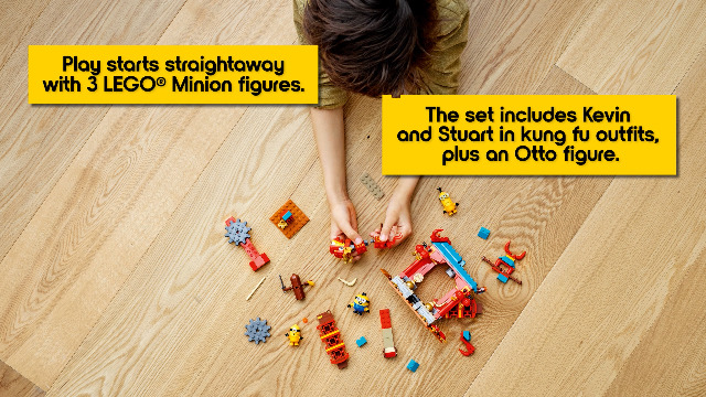 Amazon.com: LEGO Minions: The Rise of Gru: Minions Kung Fu